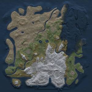 Thumbnail Rust Map: Procedural Map, Size: 4500, Seed: 1464564166, 16 Monuments