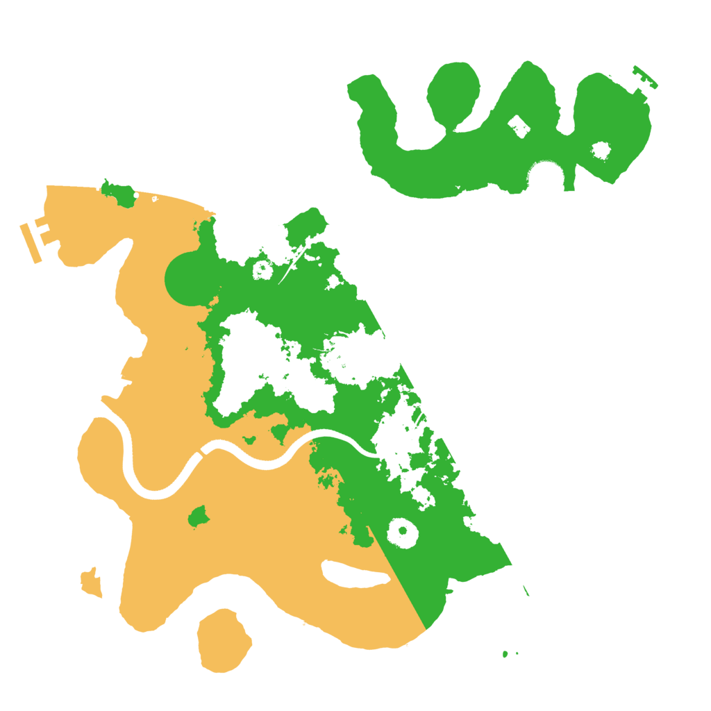 Biome Rust Map: Procedural Map, Size: 3500, Seed: 352015510
