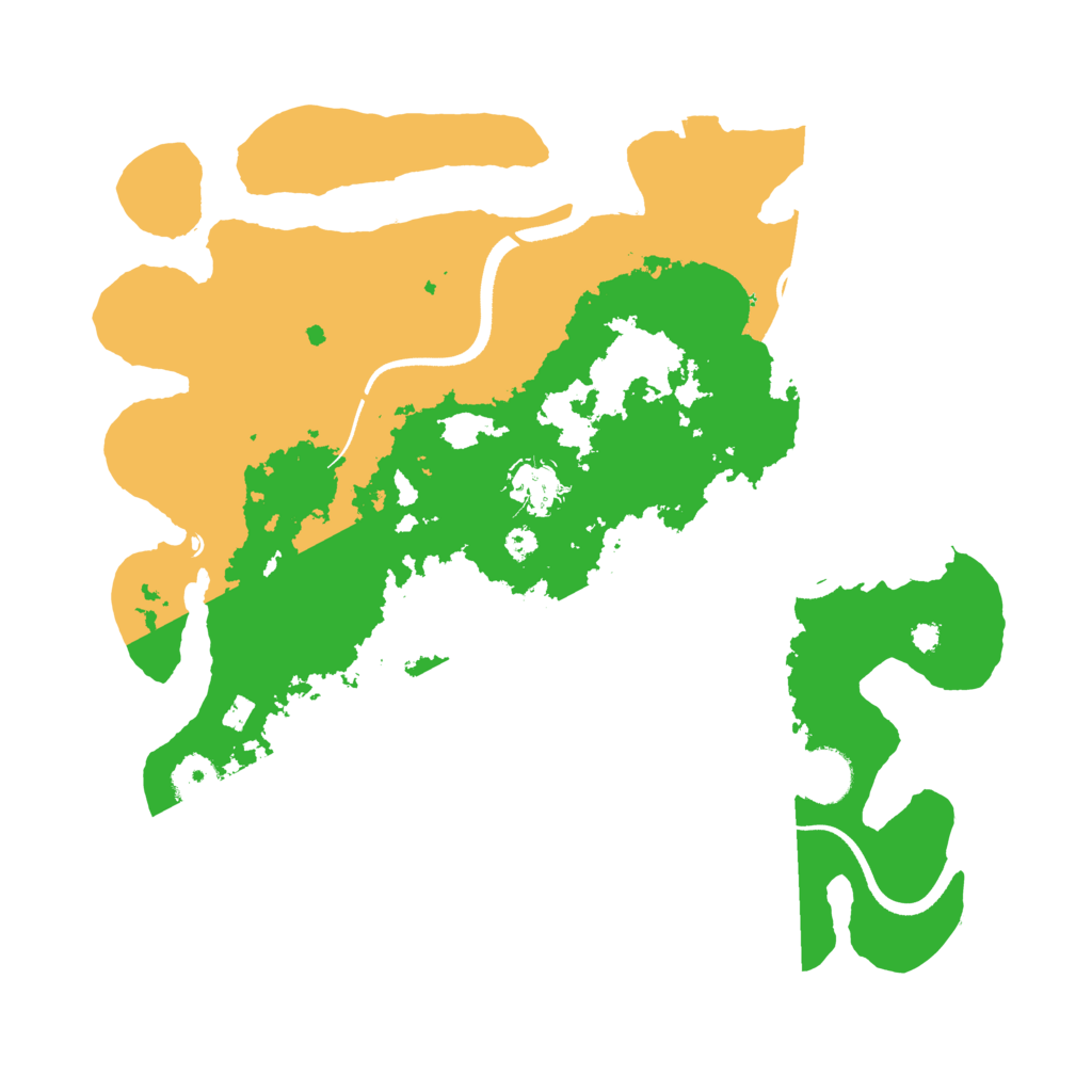 Biome Rust Map: Procedural Map, Size: 3500, Seed: 484892334