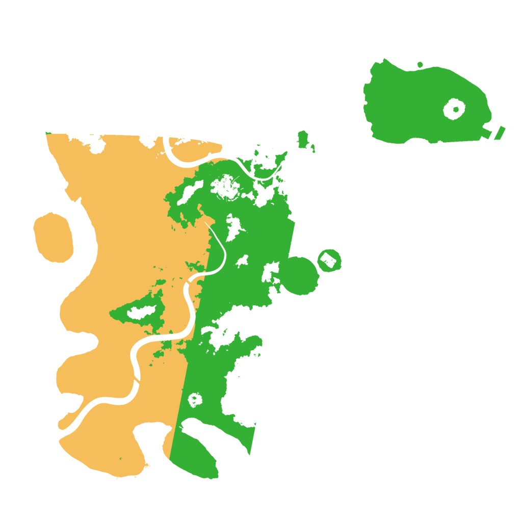 Biome Rust Map: Procedural Map, Size: 3750, Seed: 1241966100