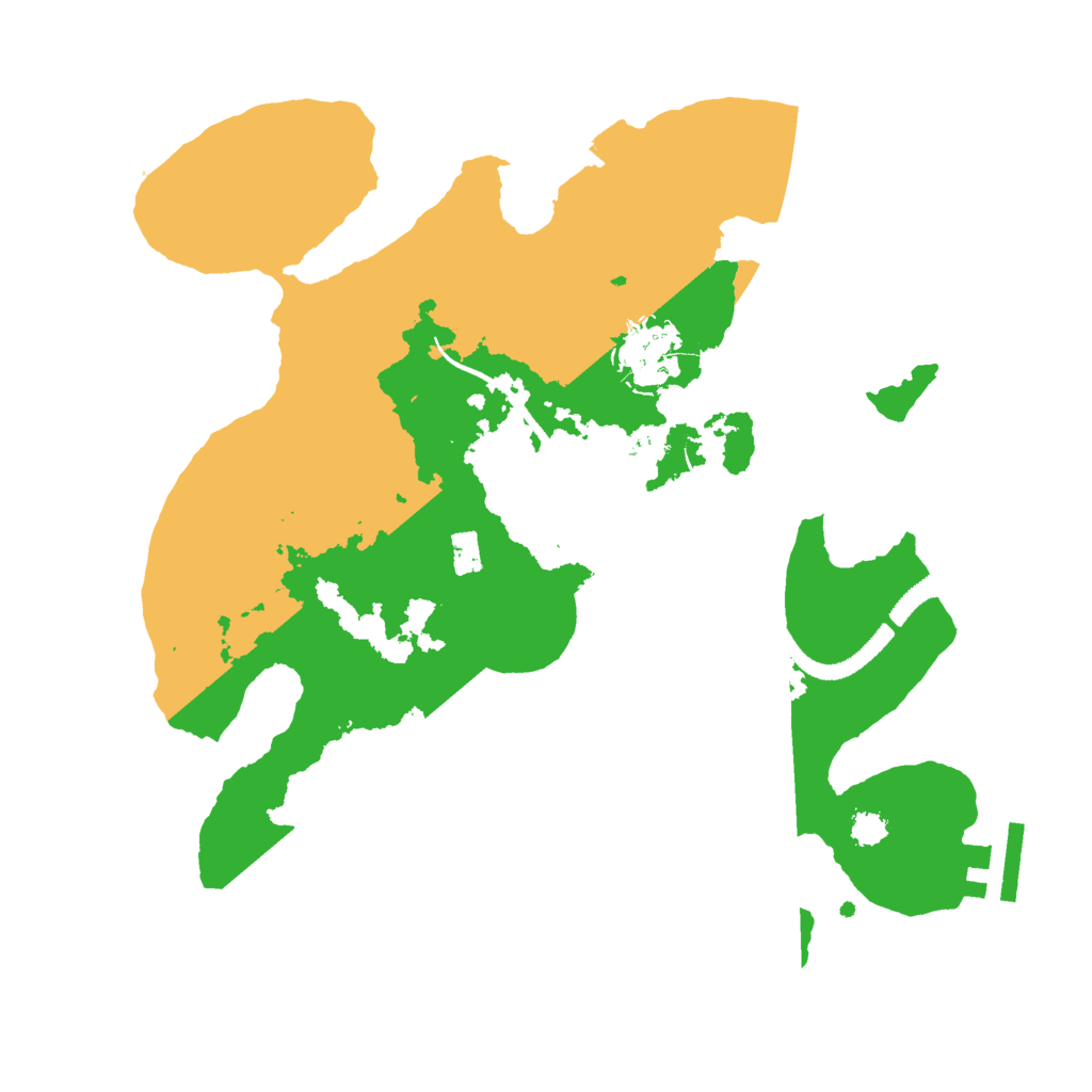 Biome Rust Map: Procedural Map, Size: 2800, Seed: 905770460