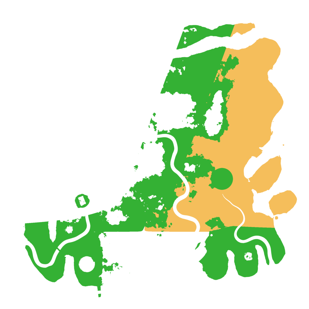 Biome Rust Map: Procedural Map, Size: 3750, Seed: 1190940051