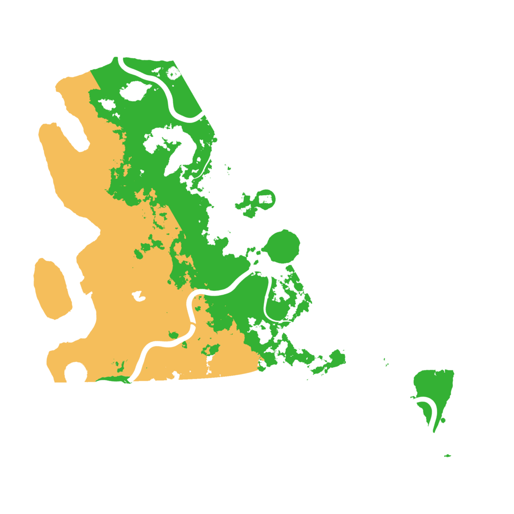 Biome Rust Map: Procedural Map, Size: 4250, Seed: 438909721