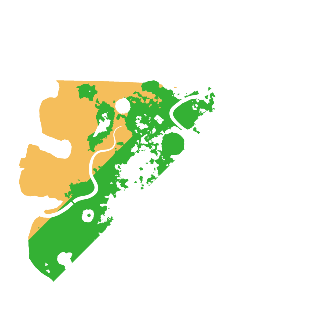 Biome Rust Map: Procedural Map, Size: 3700, Seed: 437611968