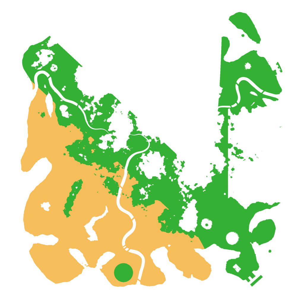 Biome Rust Map: Procedural Map, Size: 4250, Seed: 321572281