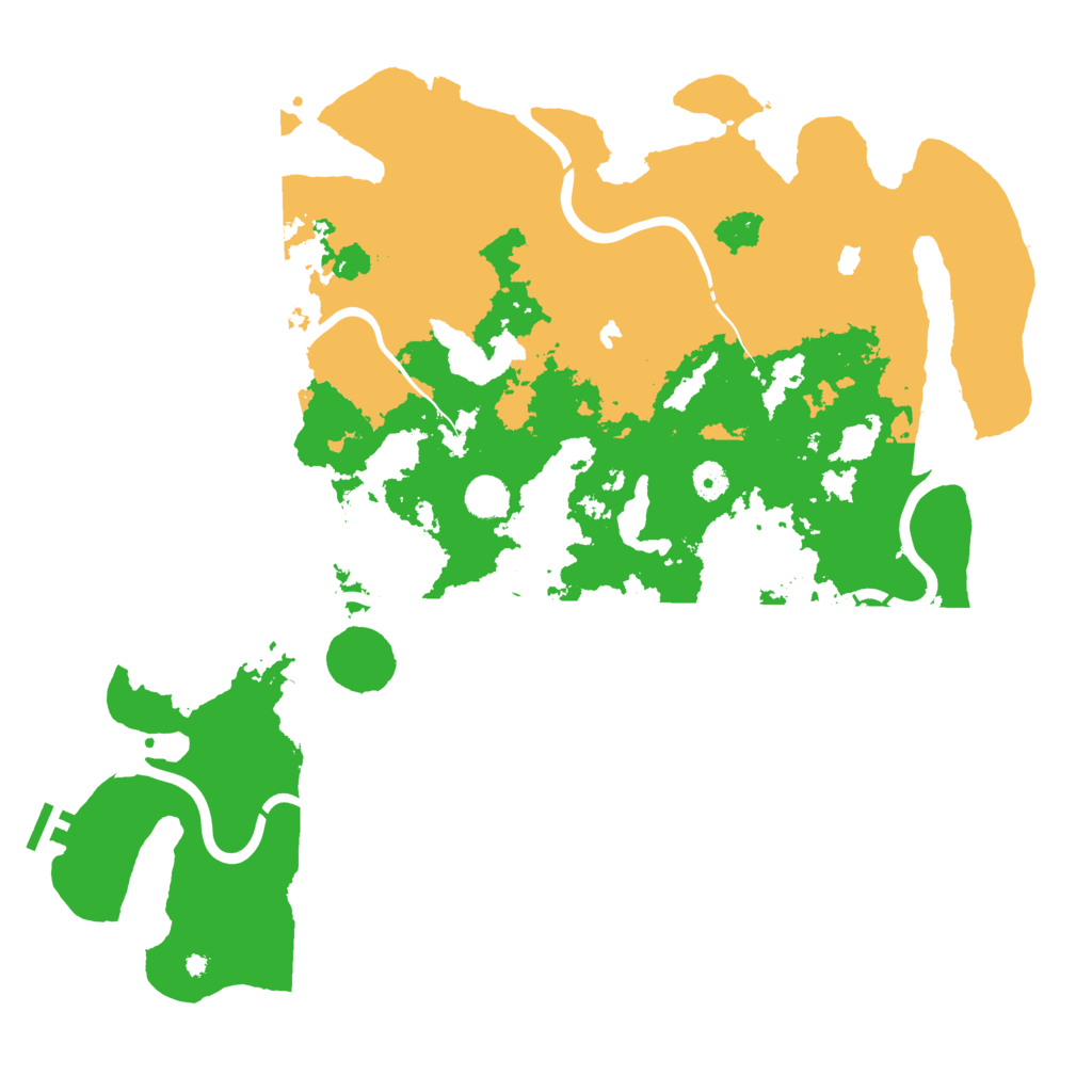 Biome Rust Map: Procedural Map, Size: 4500, Seed: 1459298333