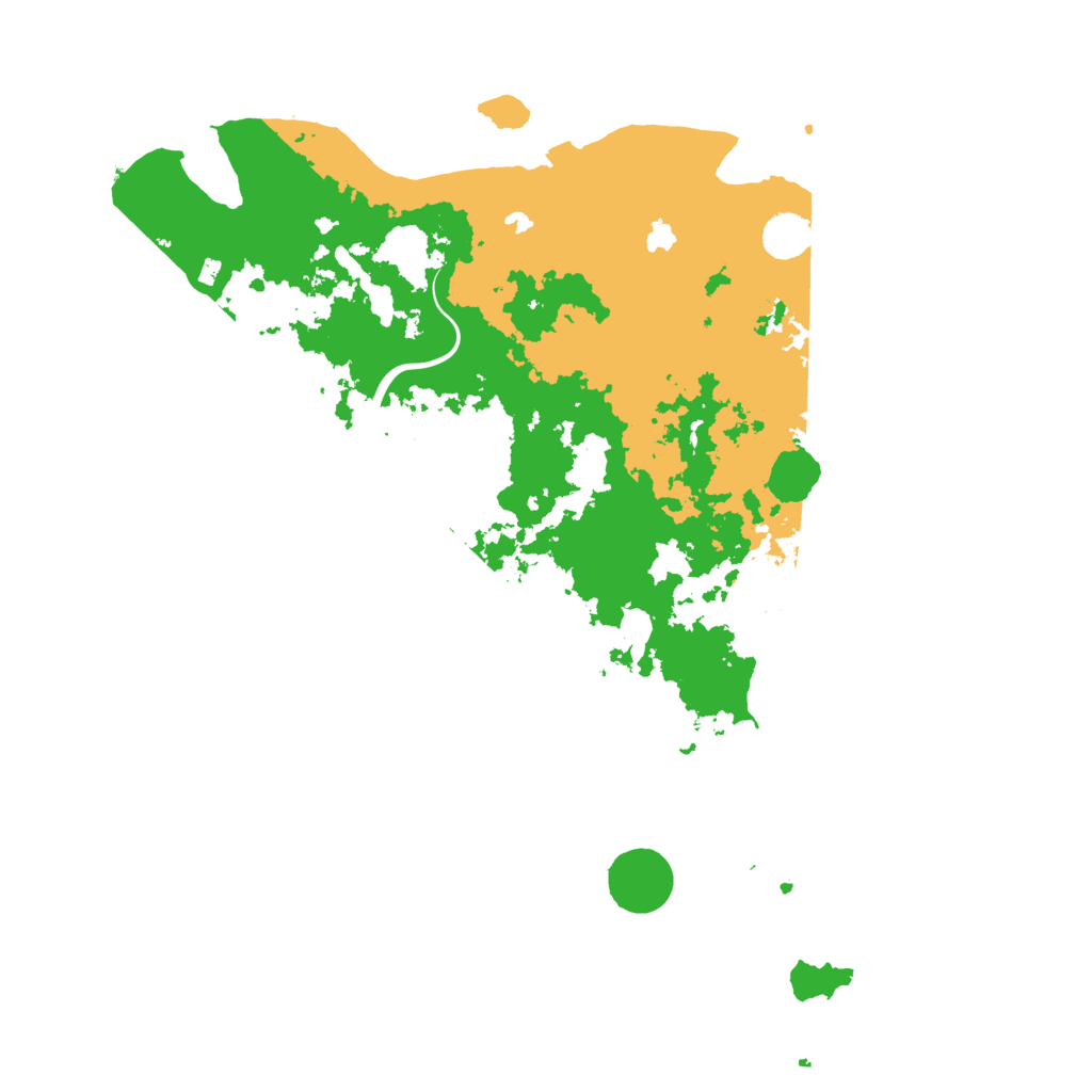 Biome Rust Map: Procedural Map, Size: 4500, Seed: 1123559254