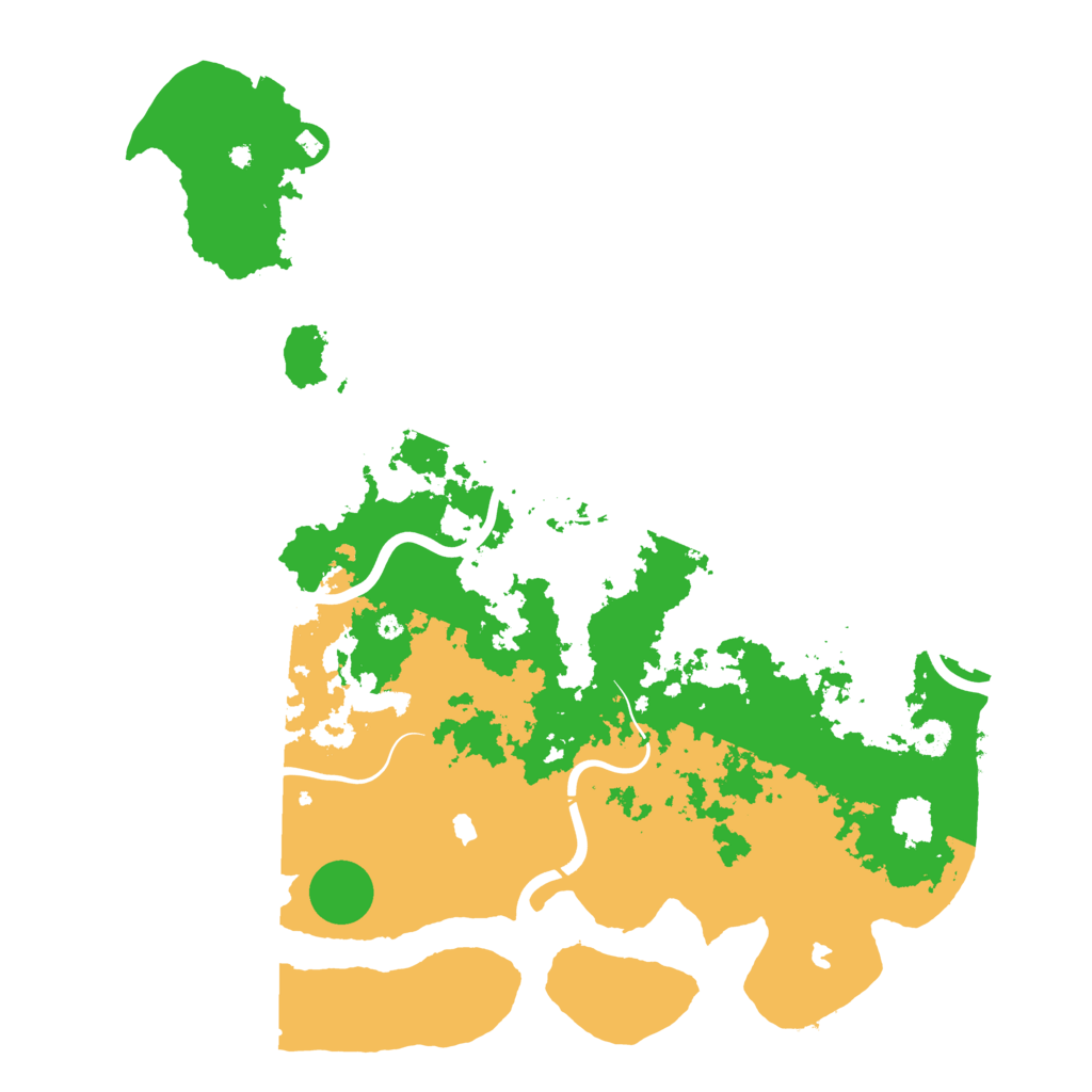 Biome Rust Map: Procedural Map, Size: 4500, Seed: 743920680
