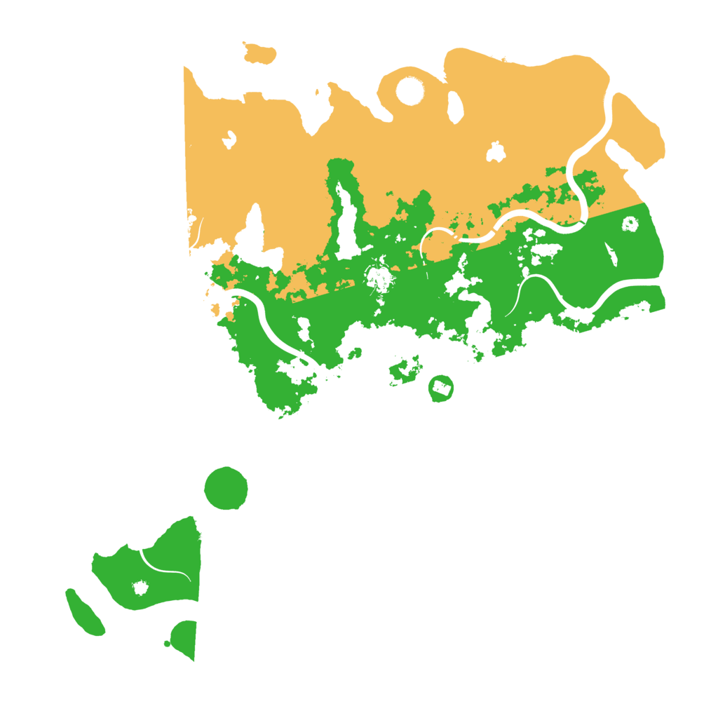 Biome Rust Map: Procedural Map, Size: 4500, Seed: 20250605