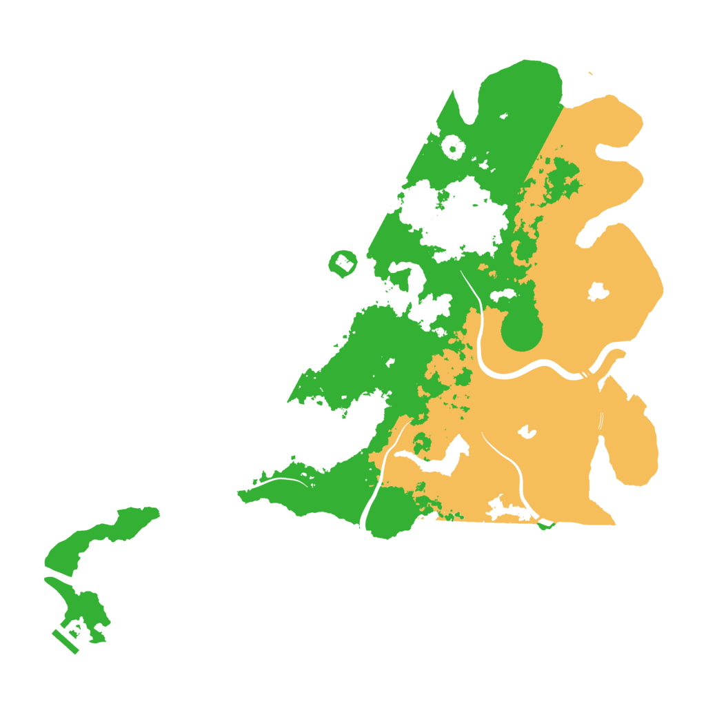 Biome Rust Map: Procedural Map, Size: 4500, Seed: 6754