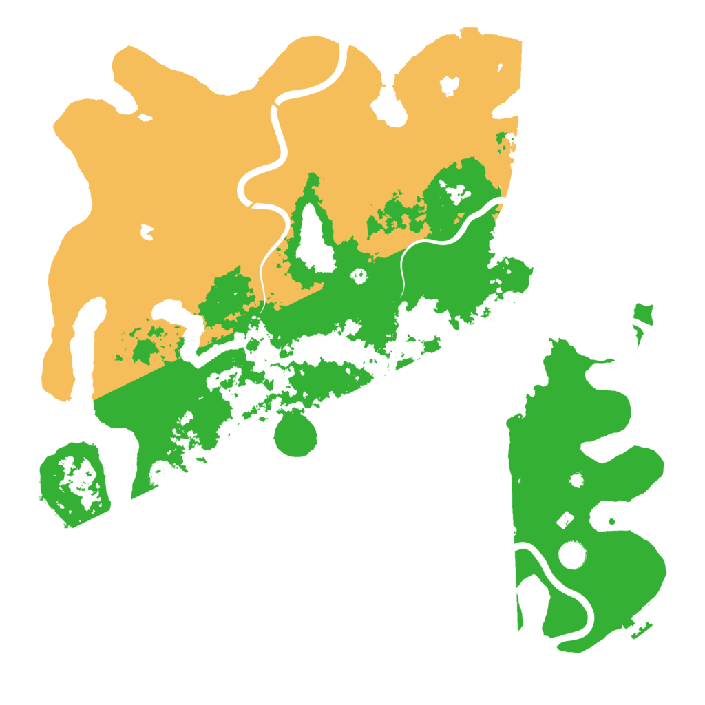 Biome Rust Map: Procedural Map, Size: 4500, Seed: 410677151