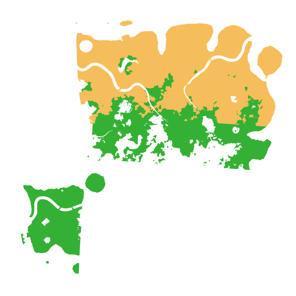 Biome Rust Map: Procedural Map, Size: 4300, Seed: 2001159255