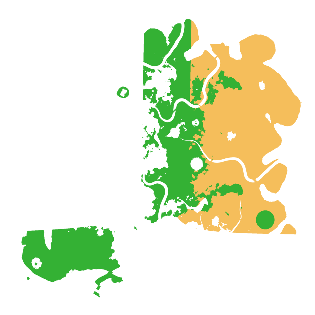 Biome Rust Map: Procedural Map, Size: 4500, Seed: 653245899