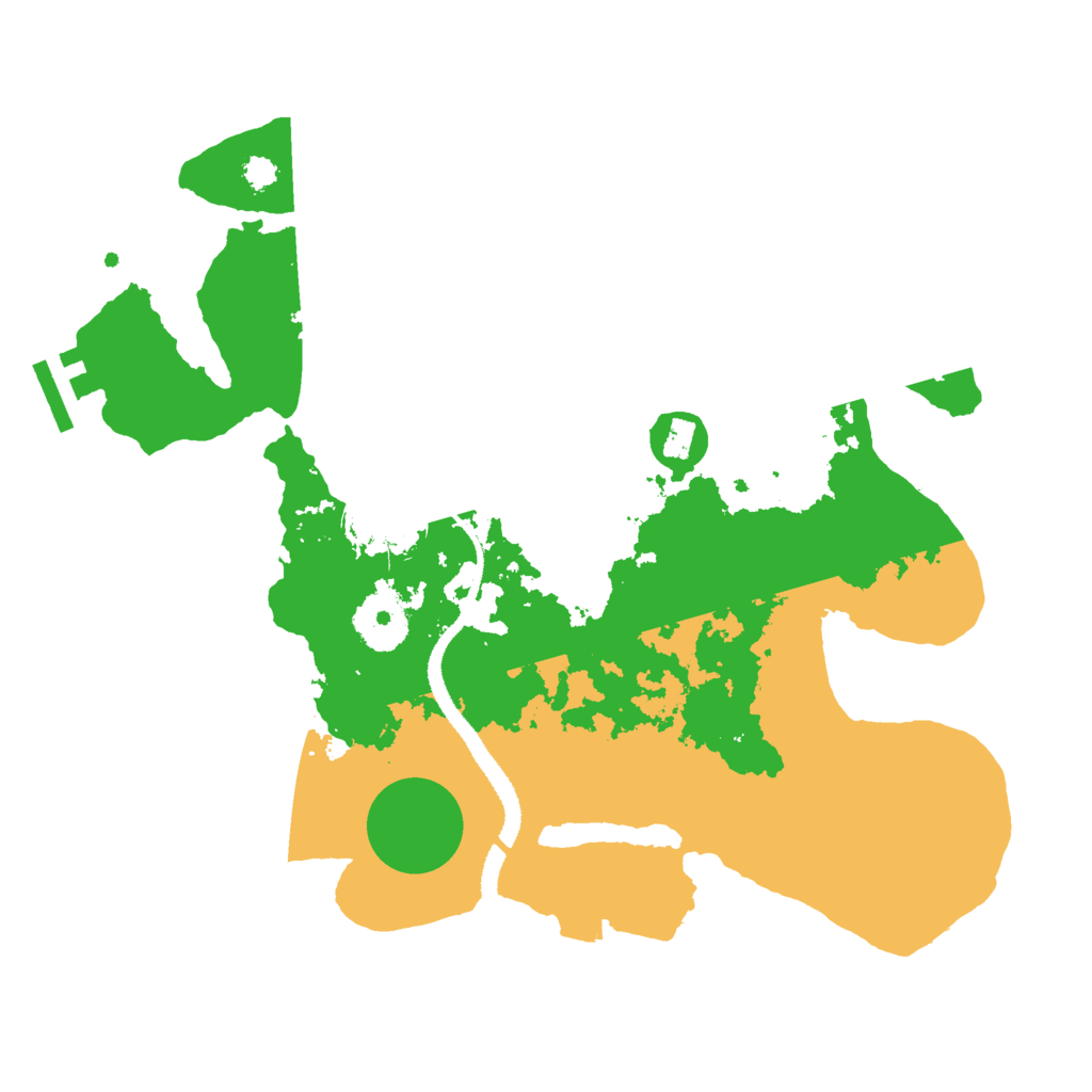 Biome Rust Map: Procedural Map, Size: 3000, Seed: 408679680