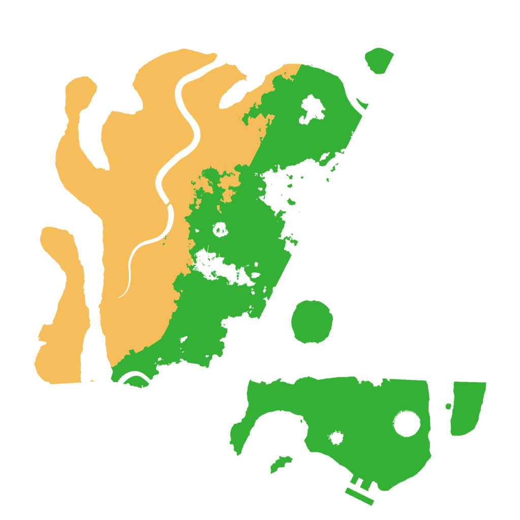 Biome Rust Map: Procedural Map, Size: 3500, Seed: 1515056586