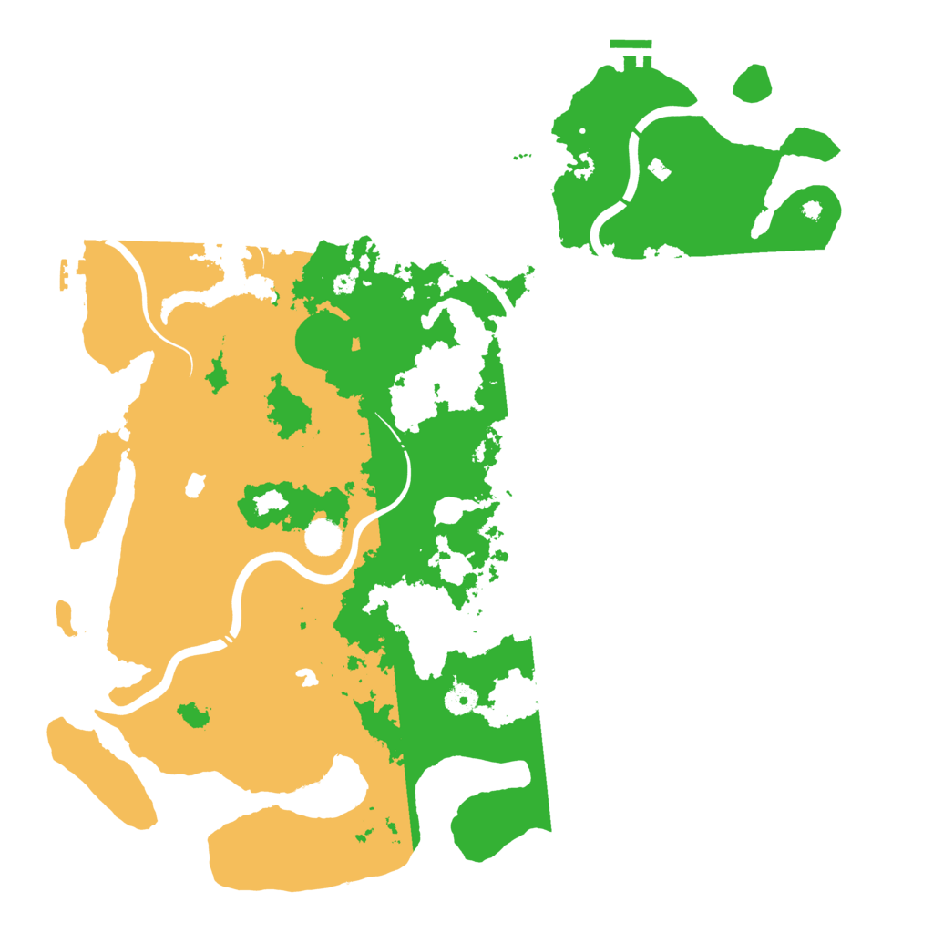 Biome Rust Map: Procedural Map, Size: 4500, Seed: 37488699