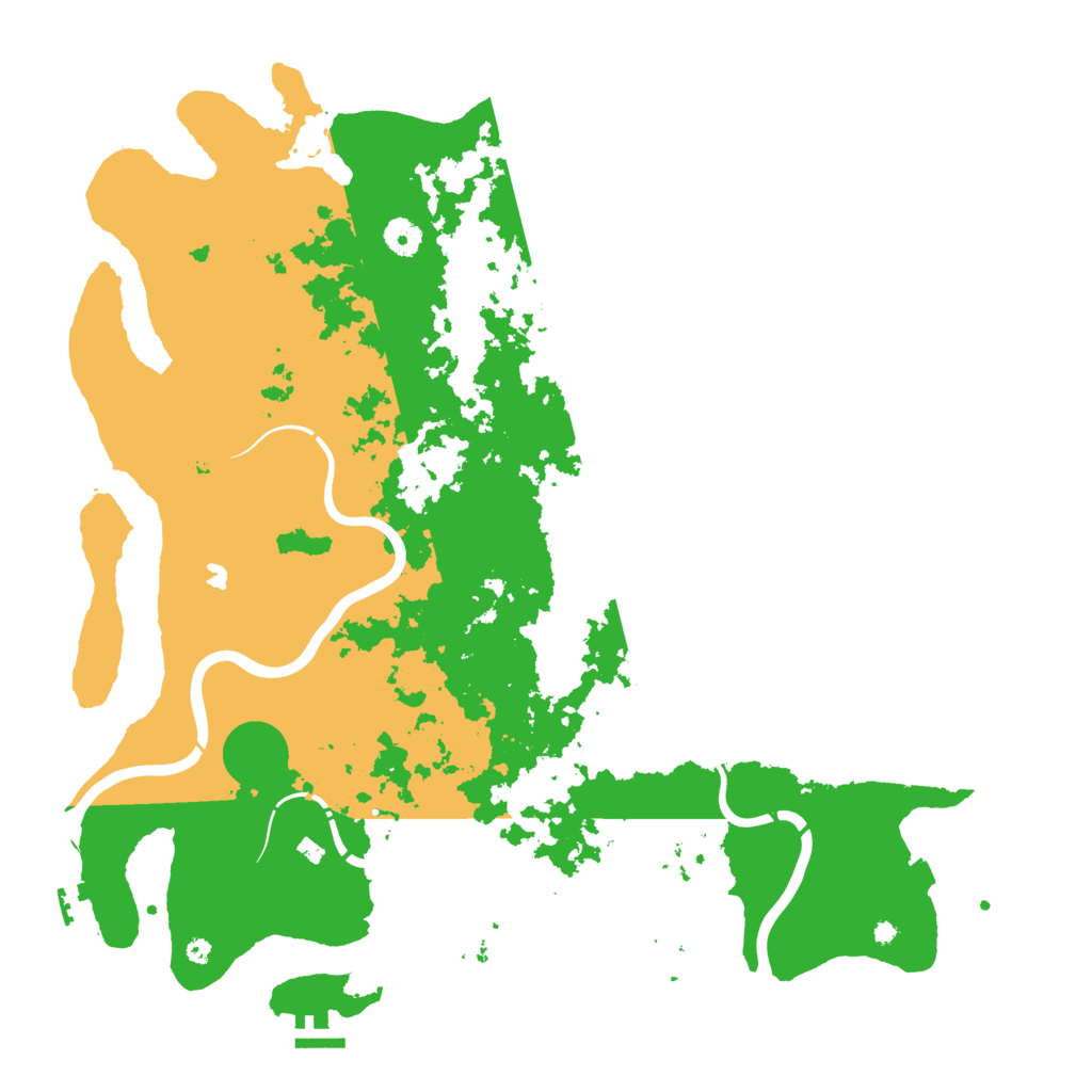 Biome Rust Map: Procedural Map, Size: 4400, Seed: 50620251