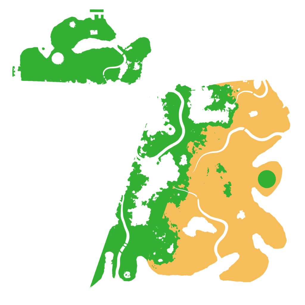 Biome Rust Map: Procedural Map, Size: 4500, Seed: 362609821
