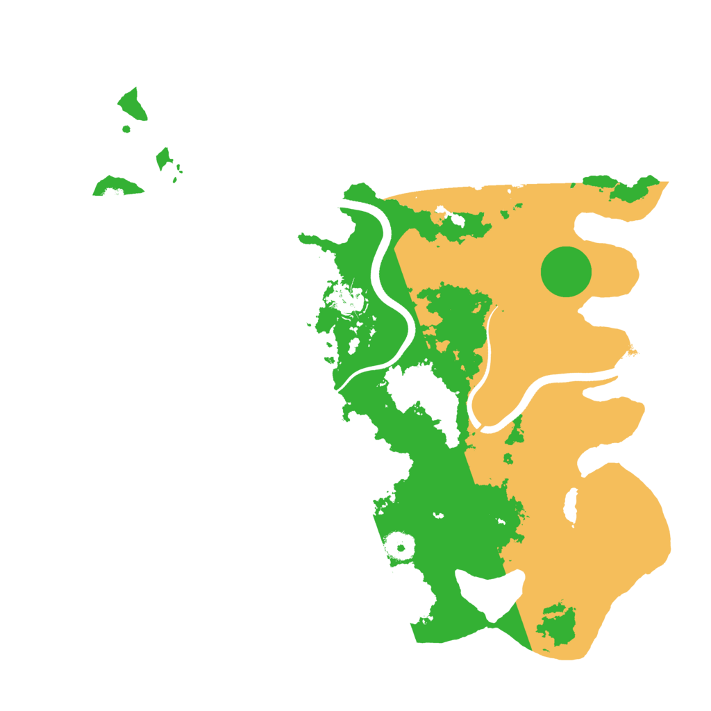 Biome Rust Map: Procedural Map, Size: 3700, Seed: 2102850881