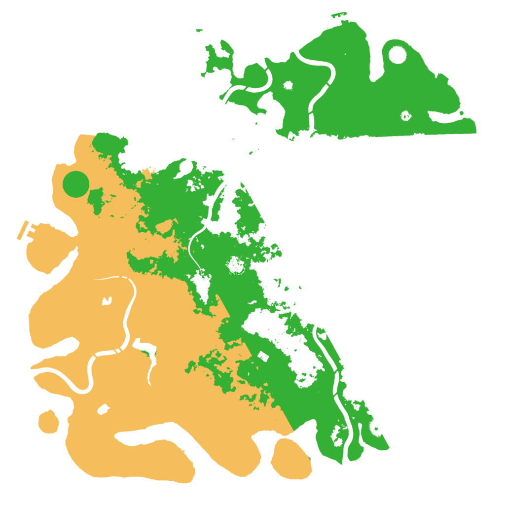 Biome Rust Map: Procedural Map, Size: 5000, Seed: 44732894