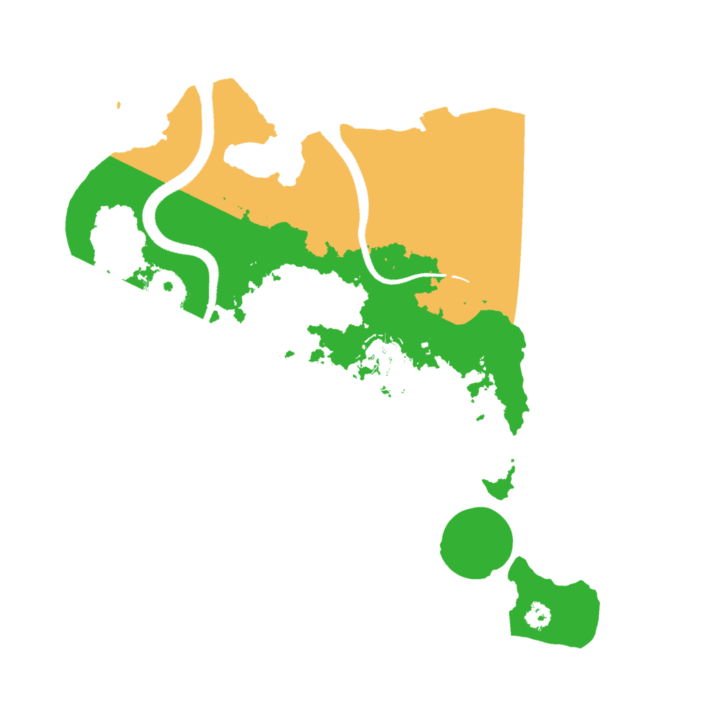 Biome Rust Map: Procedural Map, Size: 2800, Seed: 1621432182
