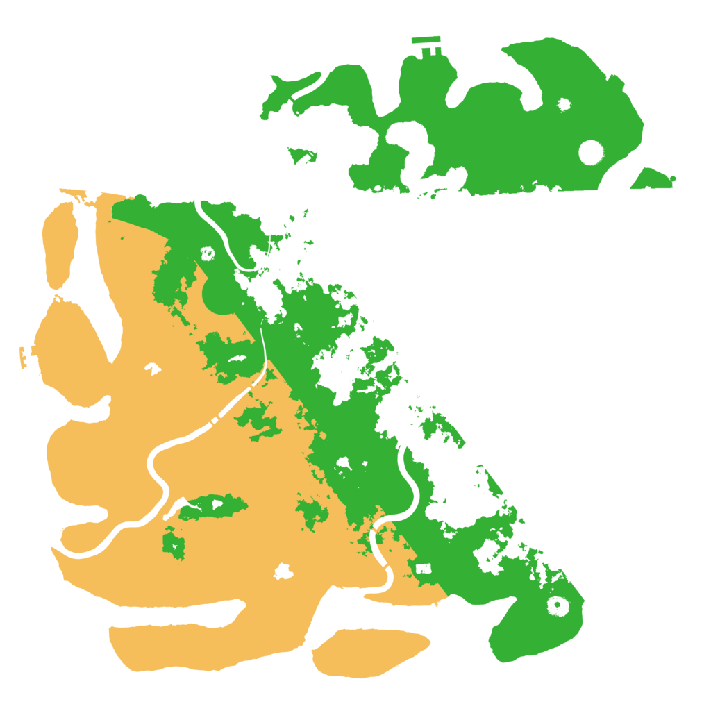 Biome Rust Map: Procedural Map, Size: 5000, Seed: 9321232
