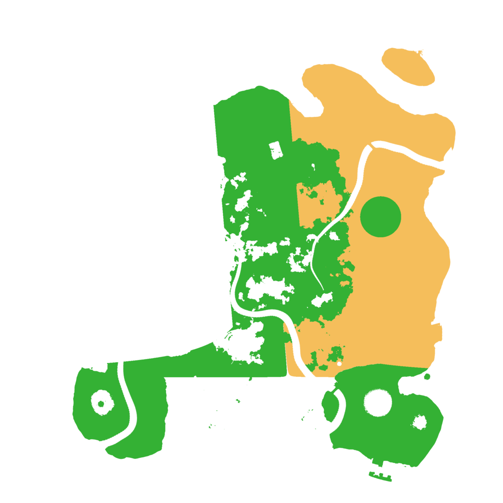 Biome Rust Map: Procedural Map, Size: 3250, Seed: 2098886925