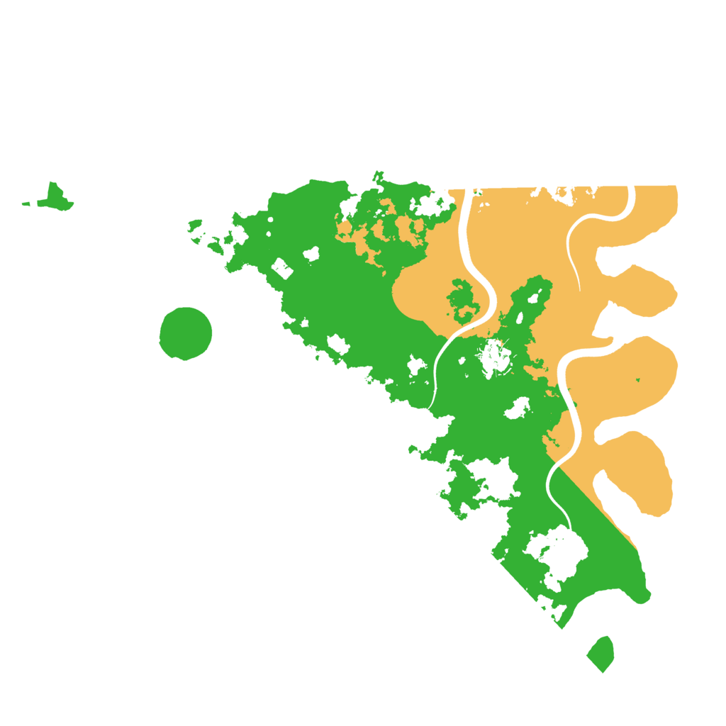 Biome Rust Map: Procedural Map, Size: 3750, Seed: 488384098