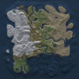 Thumbnail Rust Map: Procedural Map, Size: 4250, Seed: 67866757, 14 Monuments