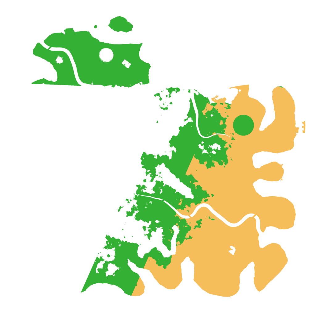 Biome Rust Map: Procedural Map, Size: 4000, Seed: 252969215