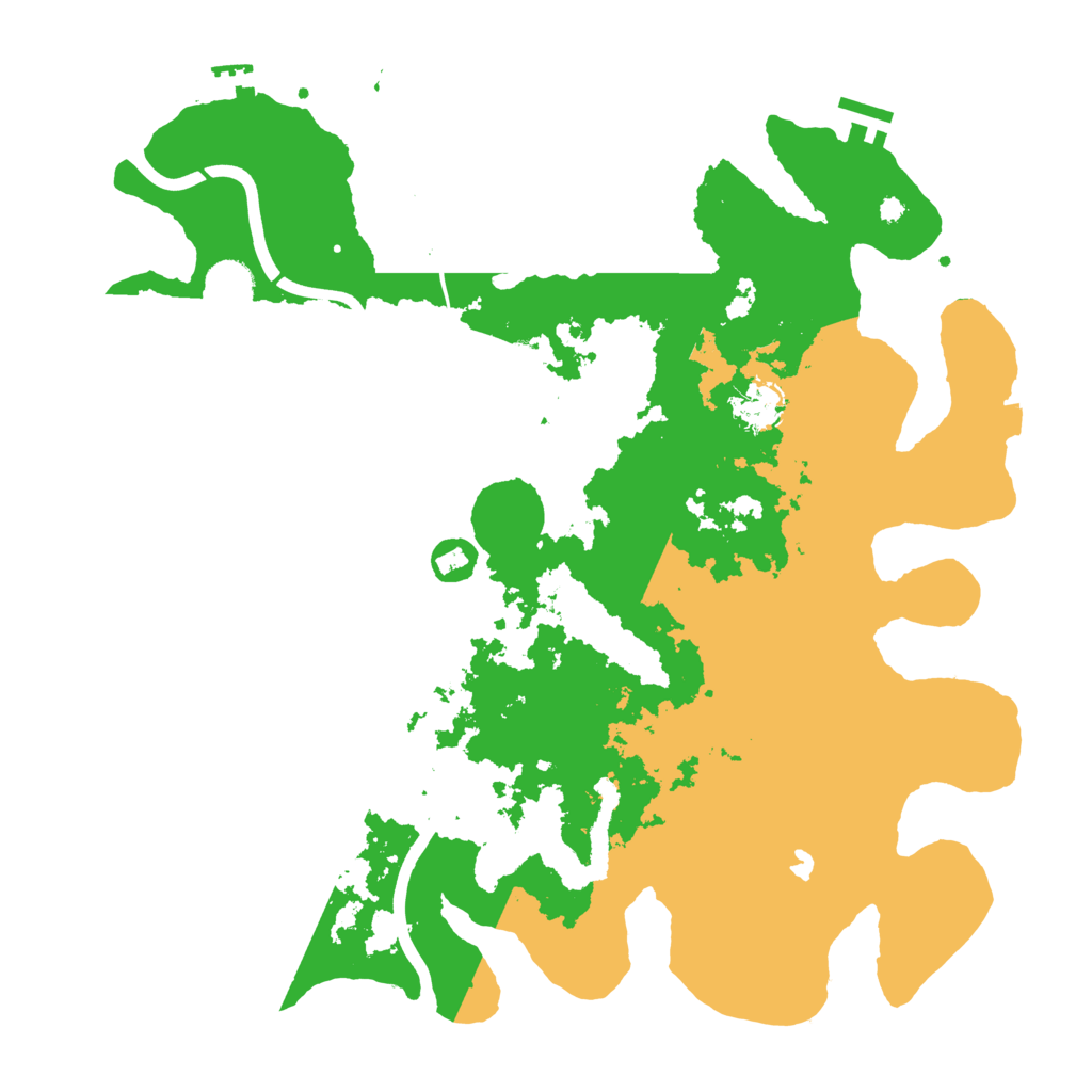 Biome Rust Map: Procedural Map, Size: 4000, Seed: 252969215