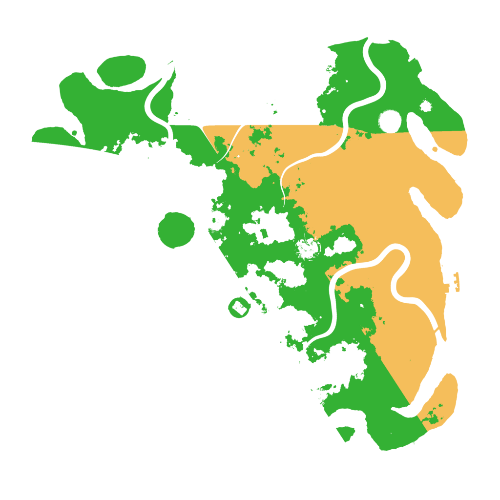 Biome Rust Map: Procedural Map, Size: 3900, Seed: 239258255