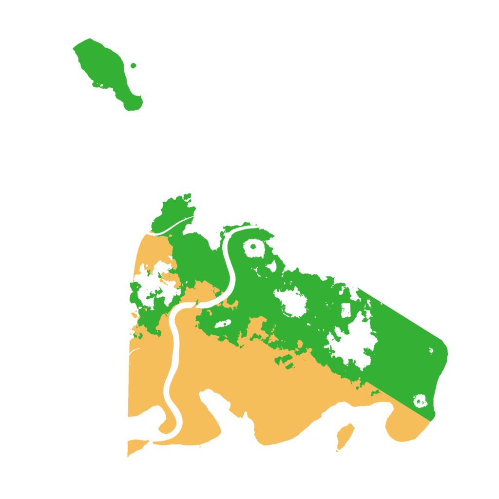 Biome Rust Map: Procedural Map, Size: 3700, Seed: 671698027