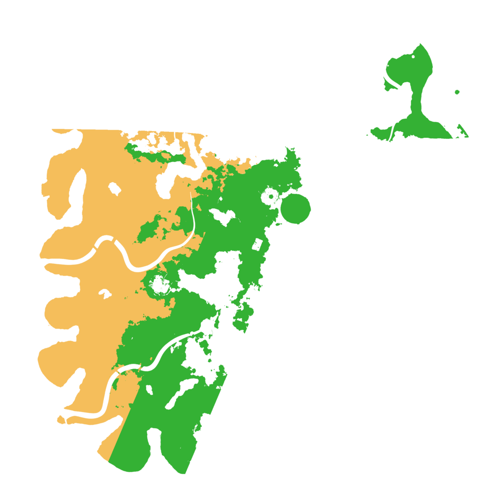 Biome Rust Map: Procedural Map, Size: 4500, Seed: 91768940