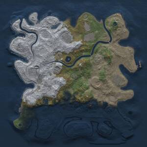 Thumbnail Rust Map: Procedural Map, Size: 3750, Seed: 1526006969, 13 Monuments