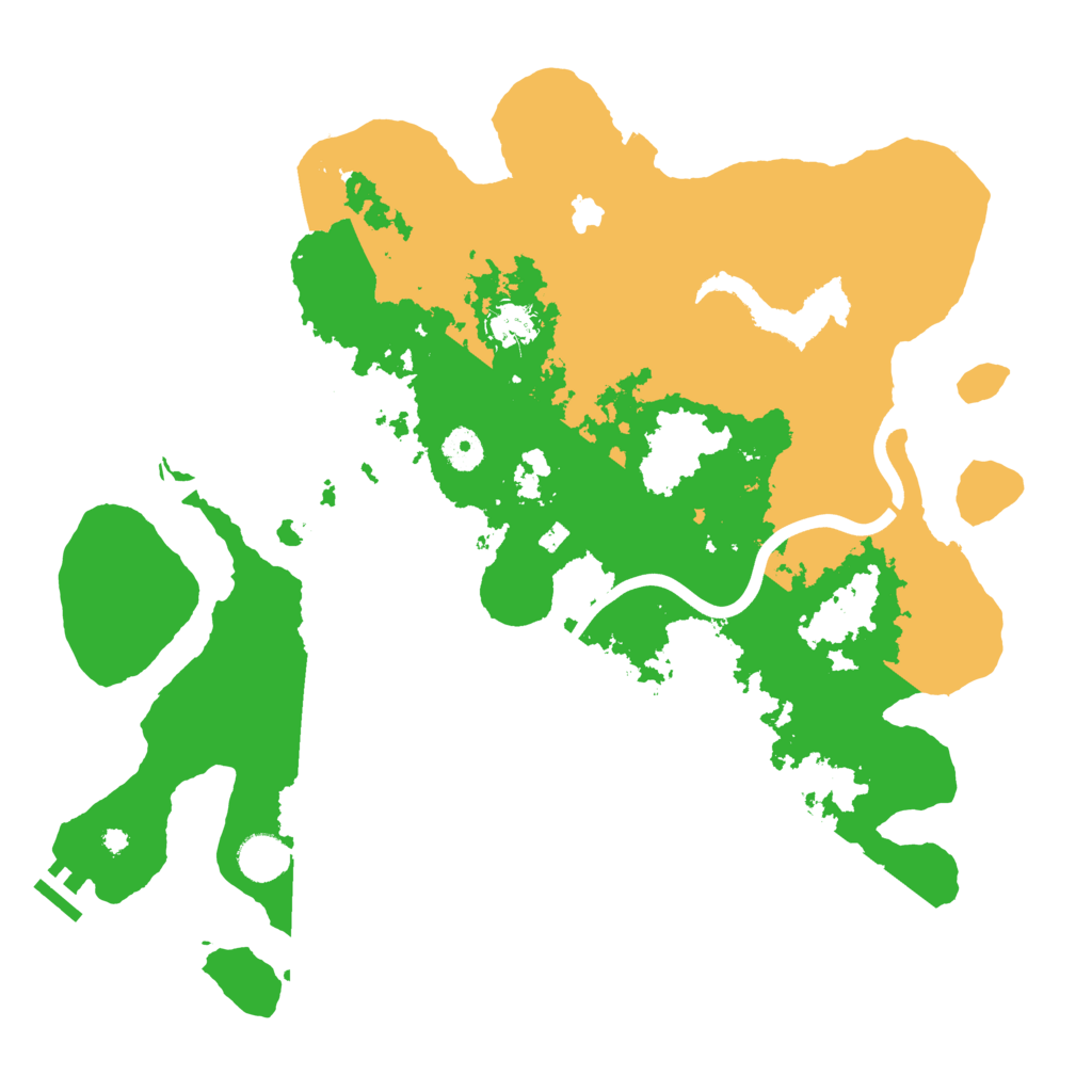 Biome Rust Map: Procedural Map, Size: 4000, Seed: 1007233545
