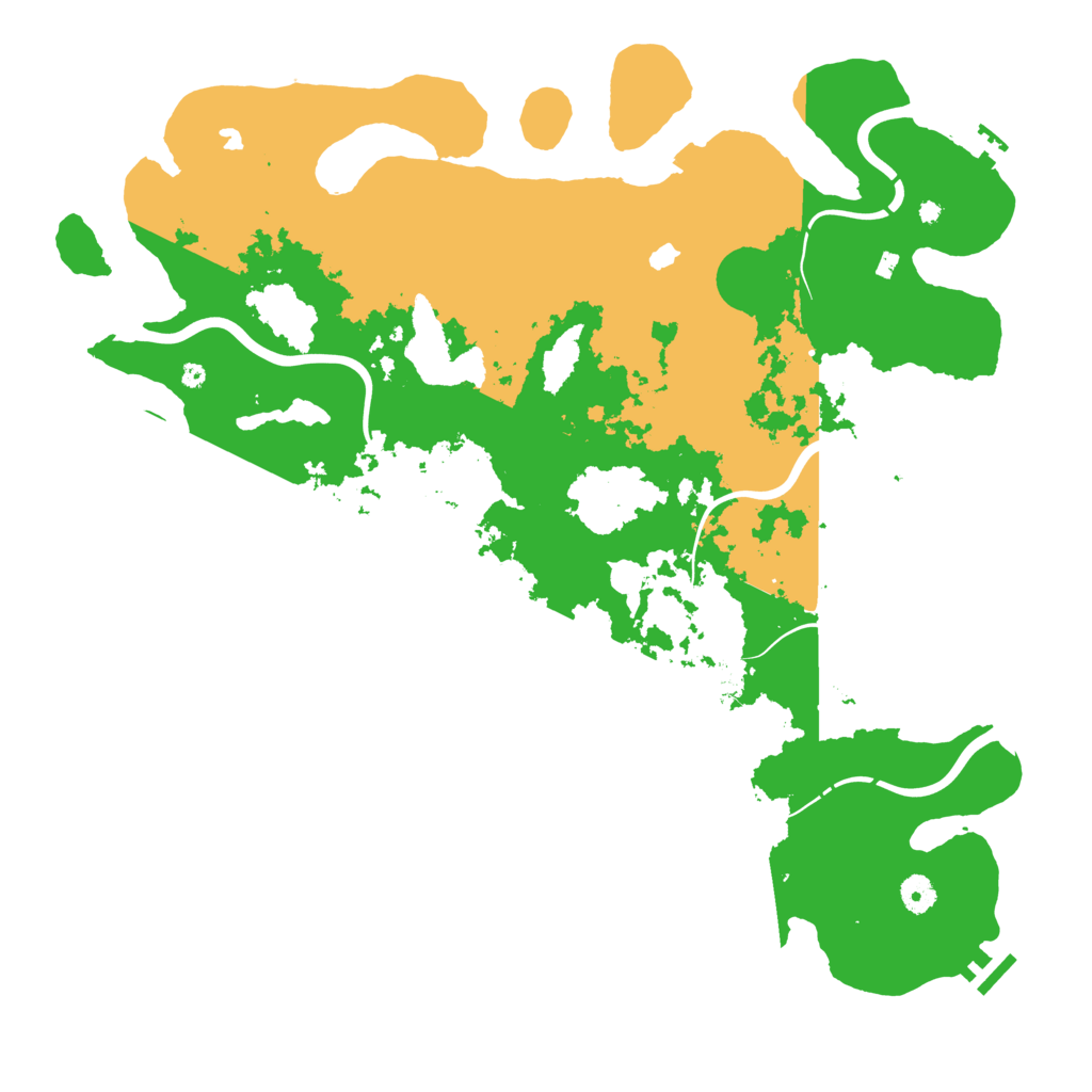Biome Rust Map: Procedural Map, Size: 4500, Seed: 552899981