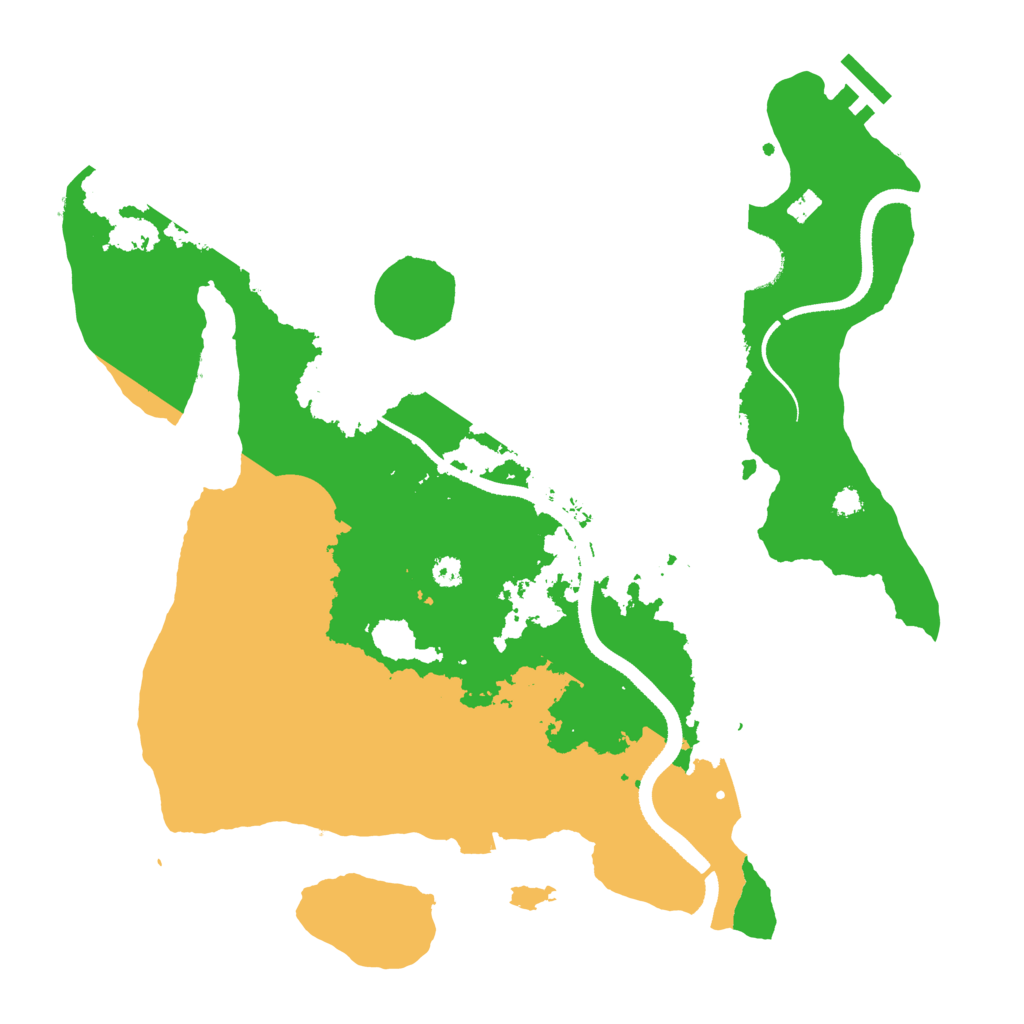 Biome Rust Map: Procedural Map, Size: 3400, Seed: 1445105090