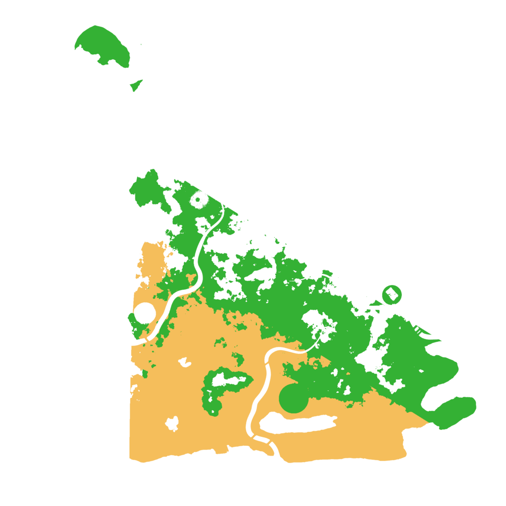Biome Rust Map: Procedural Map, Size: 4500, Seed: 273001042