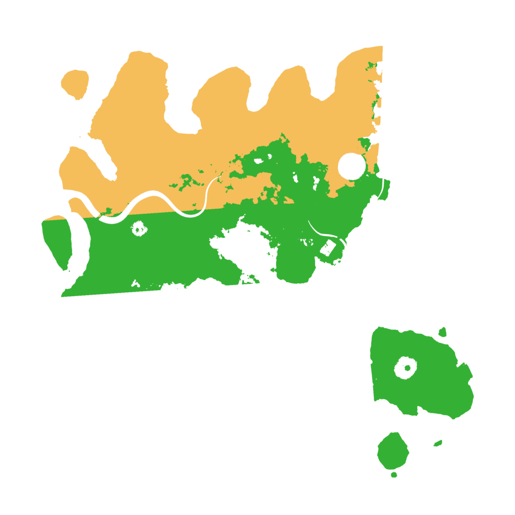 Biome Rust Map: Procedural Map, Size: 3500, Seed: 908079375