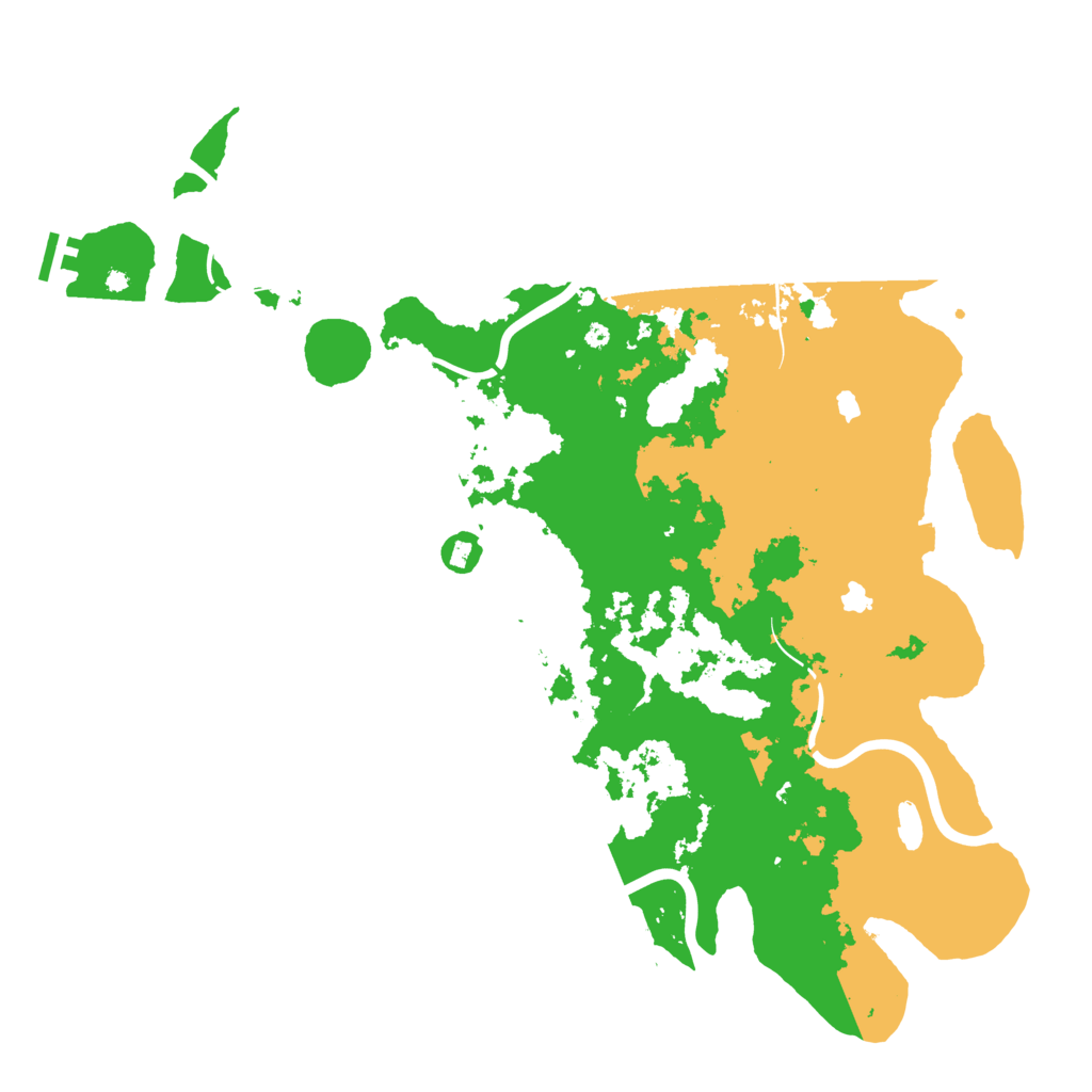 Biome Rust Map: Procedural Map, Size: 4500, Seed: 8888886