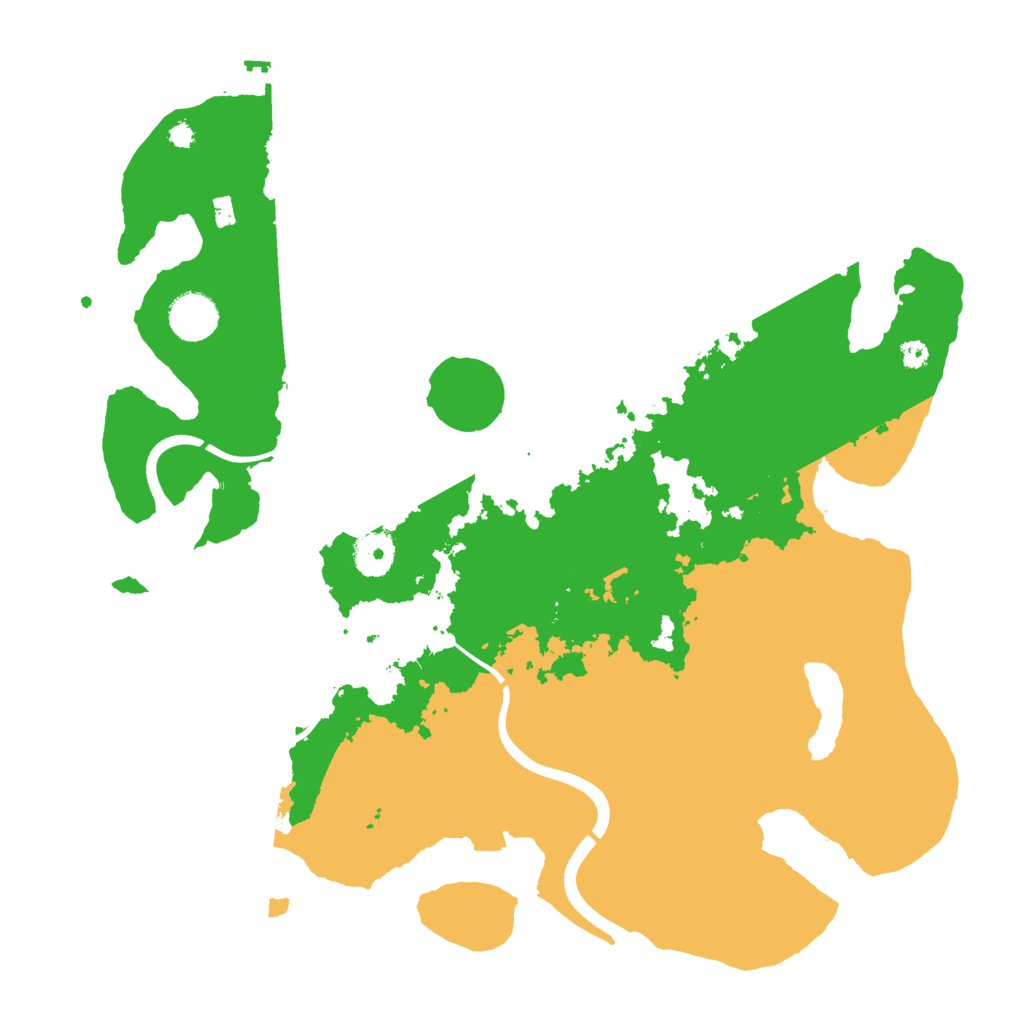 Biome Rust Map: Procedural Map, Size: 3700, Seed: 936385003