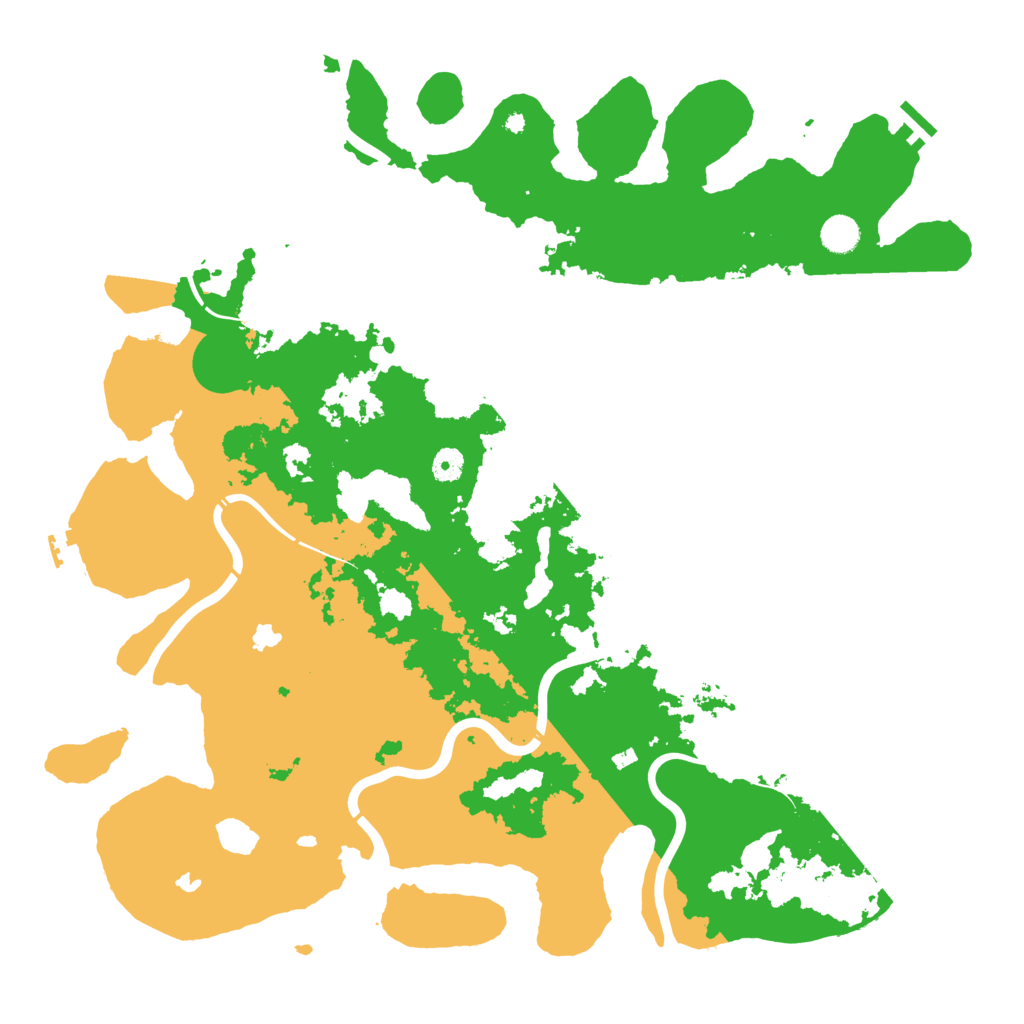 Biome Rust Map: Procedural Map, Size: 4680, Seed: 1337