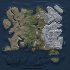 Thumbnail Rust Map: Procedural Map, Size: 4000, Seed: 1954406444, 12 Monuments