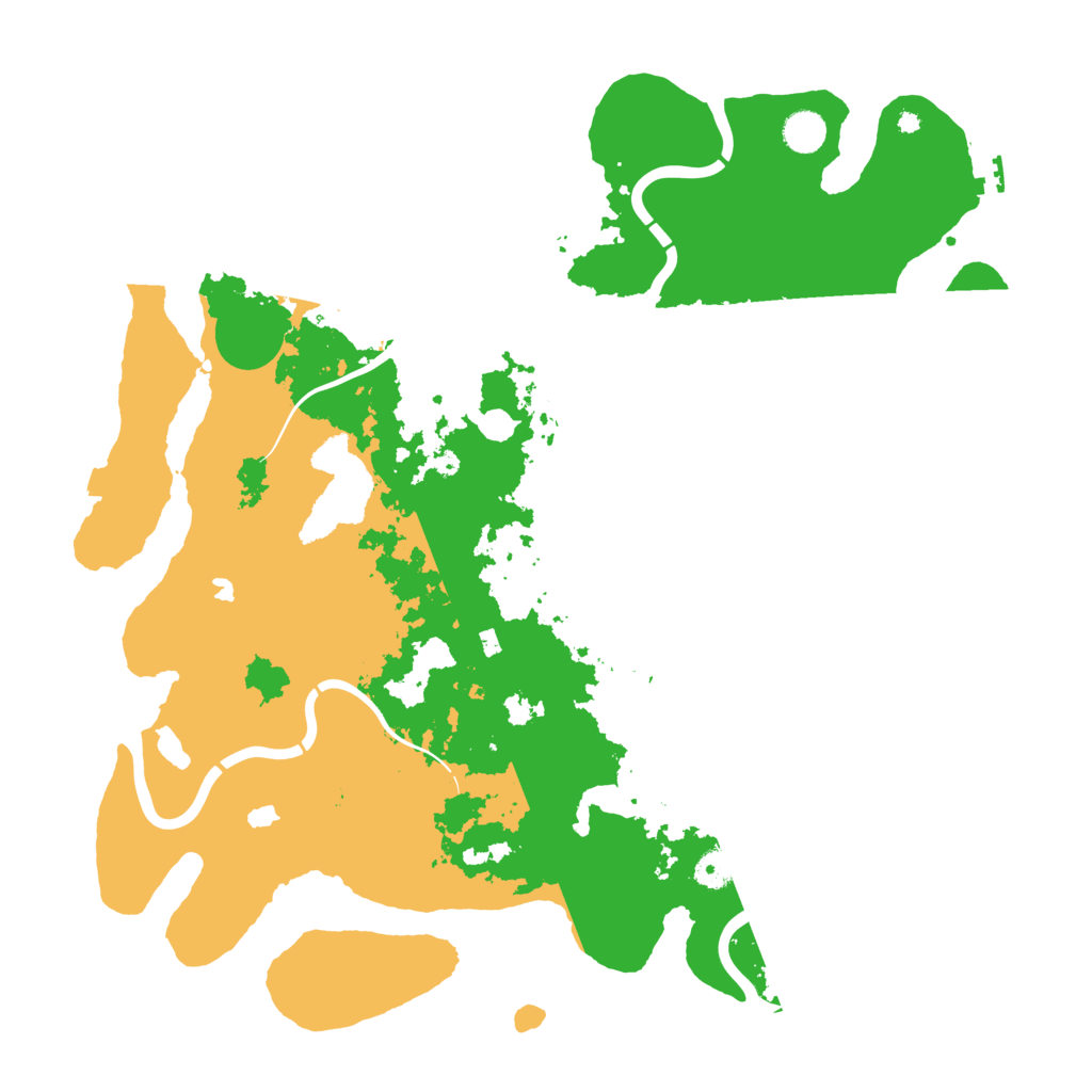Biome Rust Map: Procedural Map, Size: 4500, Seed: 119550560
