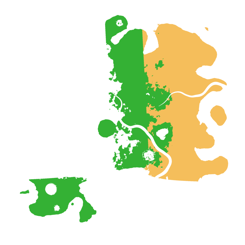 Biome Rust Map: Procedural Map, Size: 3750, Seed: 1136755110