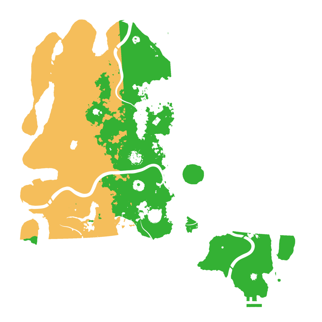 Biome Rust Map: Procedural Map, Size: 4250, Seed: 1309445715