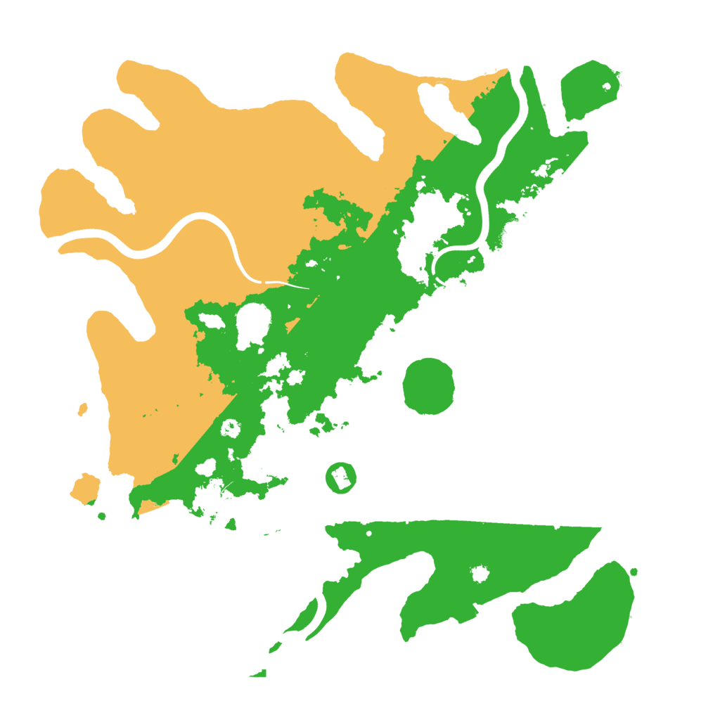 Biome Rust Map: Procedural Map, Size: 3750, Seed: 662298099
