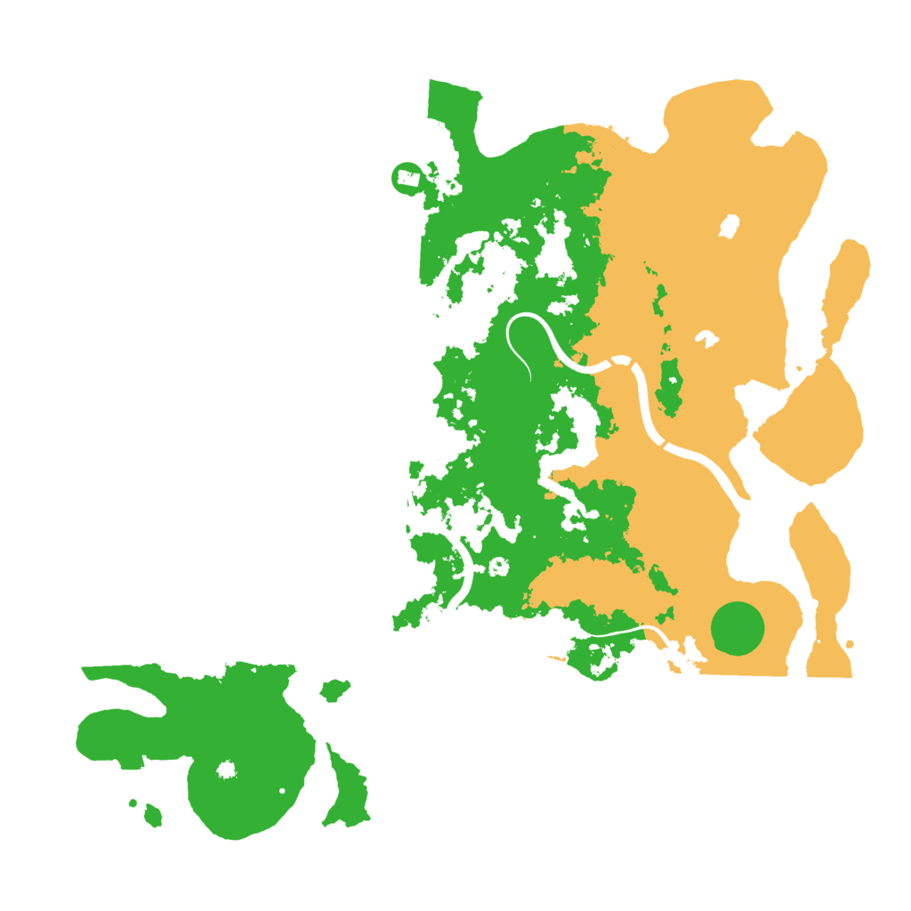 Biome Rust Map: Procedural Map, Size: 4500, Seed: 1687606441