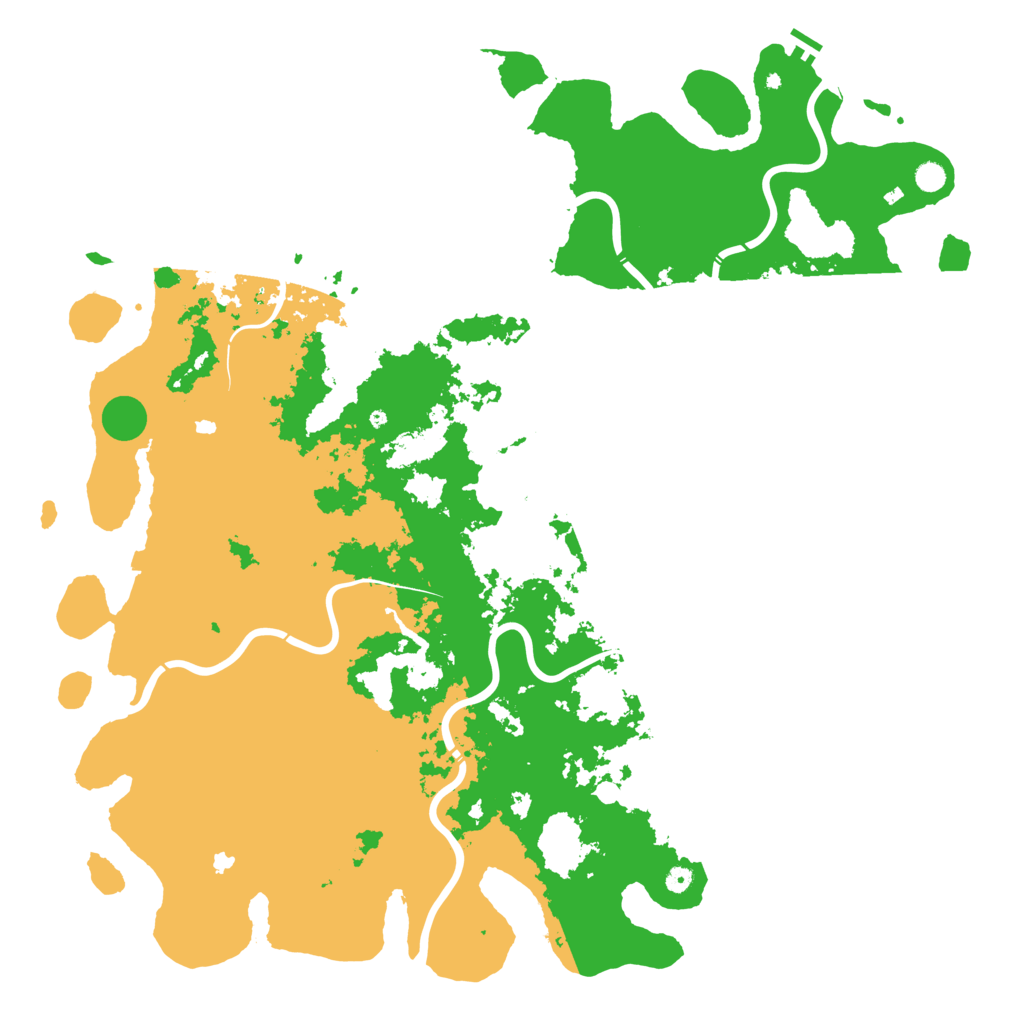 Biome Rust Map: Procedural Map, Size: 6000, Seed: 4750